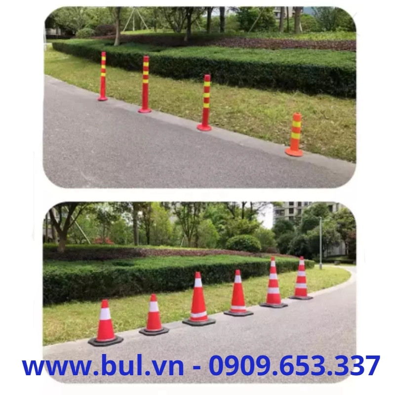 xuong san xuat gia cong nhua theo yeu cau gia re 1 3510 - Trụ cảnh báo giao thông bằng nhựa cao cấp tại tp HCM